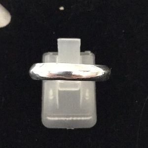 9.25 Sterling silver wedding band size 6